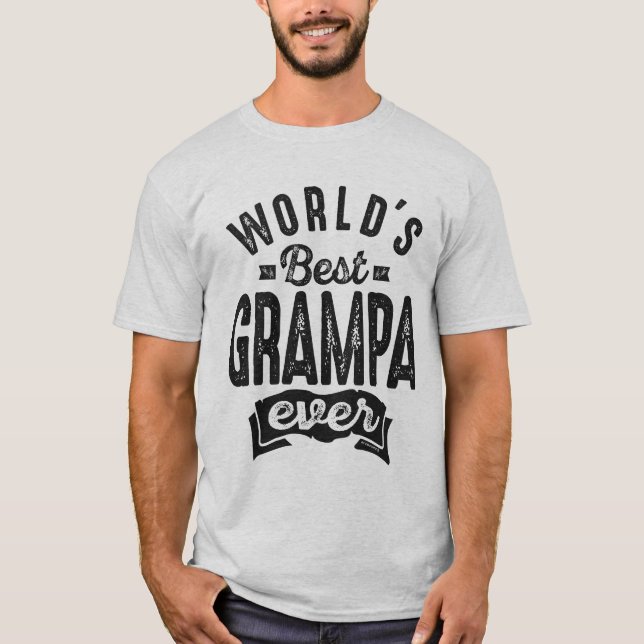 Best Grampa Gifts T-Shirt (Front)