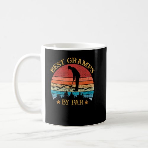 Best Gramps By Par Fathers Day Golf Golfing 4  Coffee Mug