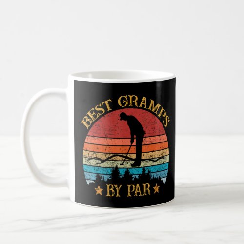 Best Gramps By Par Fathers Day Golf Golfing 4  Coffee Mug