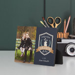 Best Gramps By Par | Golf Grandpa Photo Plaque<br><div class="desc">Celebrate a golf-loving grandpa this Father's Day or Grandparents' Day with this awesome custom photo plaque. Design features a golf themed badge bearing the words "Best Gramps By Par" with green laurels and a golf bag,  alongside a photo of his grandchildren. Personalize with names or a custom message.</div>