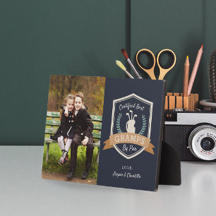 Best Gramps By Par Golf Grandpa Photo Plaque