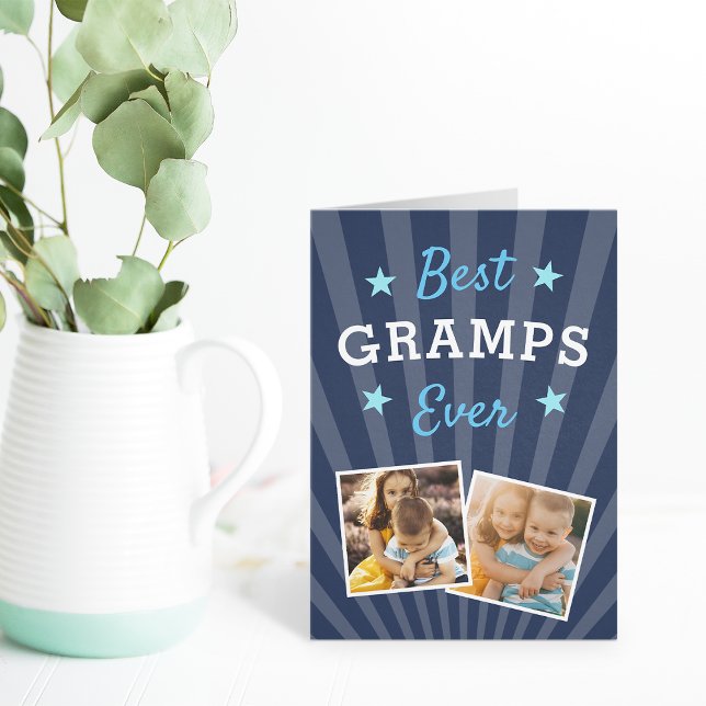 Best Gramps Ever | Father's Day Photo Card (Creator Uploaded)