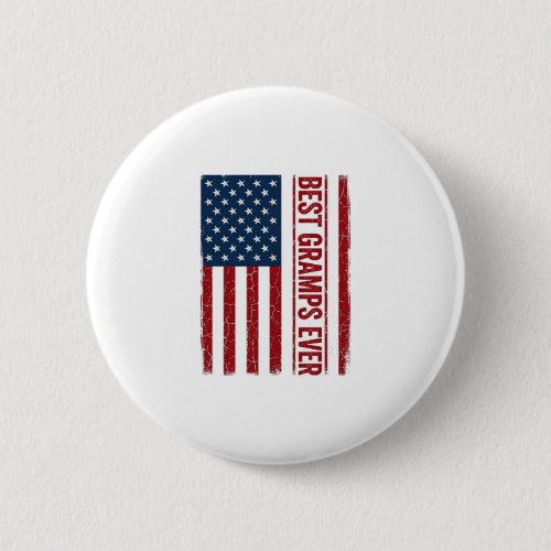 Best Gramps Ever Patriotic Flag Vector Design_1 Button