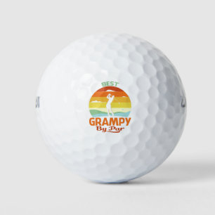 Best Grampy By Par Father's Day Golf Shirt Gift Balls