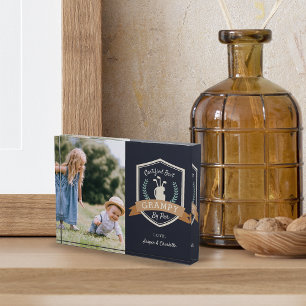 Best Grampy By Par Golf Grandpa Photo Block