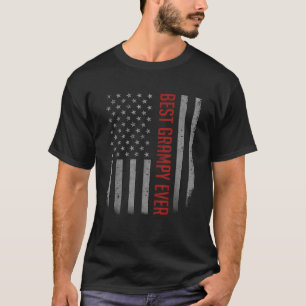 Best Grampy Ever American Flag Gifts For Father s  T-Shirt