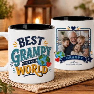 Best Grampy in the World Photo Mug