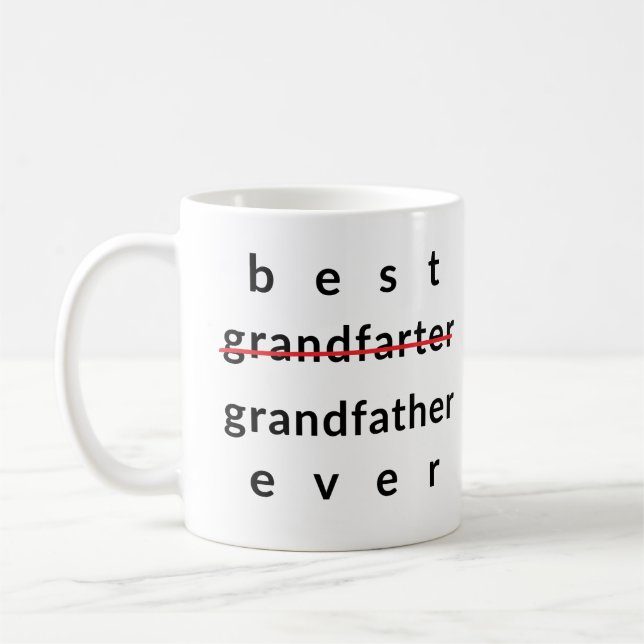 Best Grand-Farter Ever Mug for Grandpa (Left)