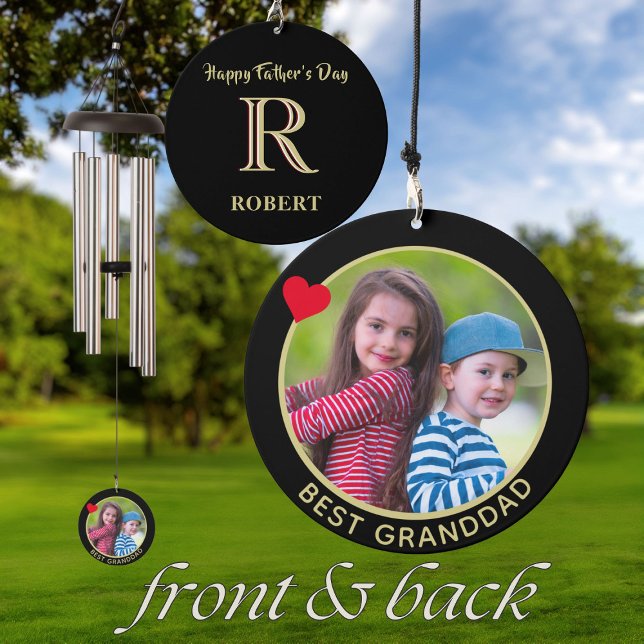 Best Grandad Birthday Father's Day Photo Name  Wind Chime (Creator Uploaded)