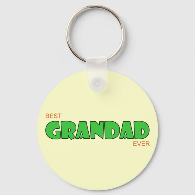 Best Grandad Ever Keychain (Front)