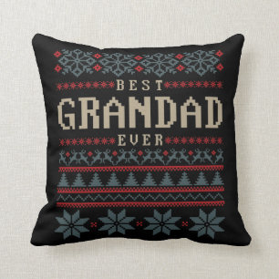 Best Grandad Ever Throw Pillow