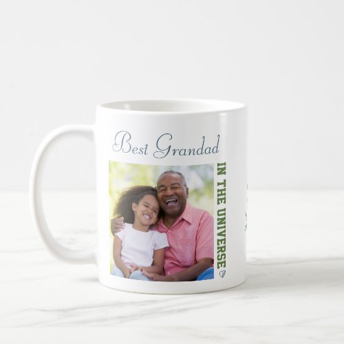 Best Grandad in the Universe _ Two Square Photos Coffee Mug