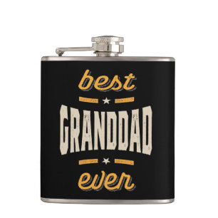 Best Granddad Ever Gift Father's Day Flask