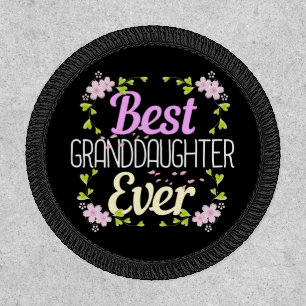 Best Granddaughter Ever - Floral Patch