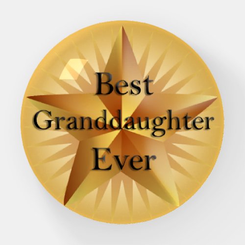 Best Granddaughter Ever Star Paperweight