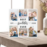 Best Grandfather Ever Grandchildren Photo Collage Plaque<br><div class="desc">Celebrate the special bond between a grandfather and his grandchildren with the "Best Grandfather Ever" Grandchildren Photo Collage Plaque. This personalized plaque features a beautifully arranged photo collage, capturing cherished moments and precious memories shared with his beloved grandchildren. The loving message "Best Grandfather Ever" is prominently displayed, adding a heartfelt...</div>