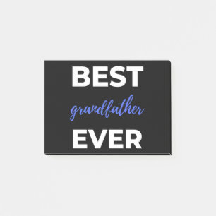 Best Grandfather Ever Post-it Notes