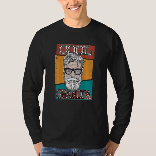 Best Grandfather Of The World Cool Grandfather Swe T_Shirt