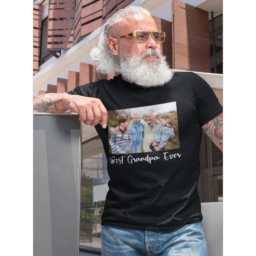 Best Grandfathers Family Photo T_Shirt