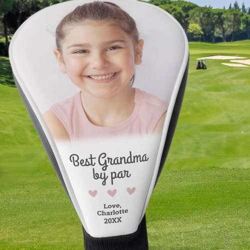 Best Grandma By Par Create Unique Custom Photo Golf Head Cover