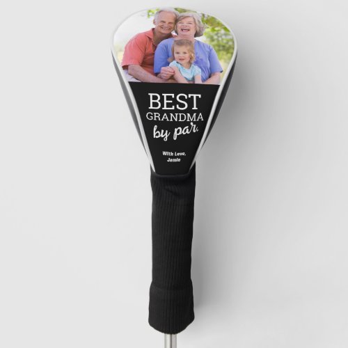 Best Grandma by par Custom Photo Mother's day Golf Head Cover