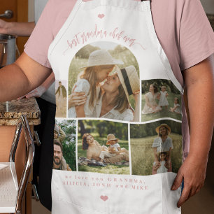 Best grandma chef ever custom photo collage  apron