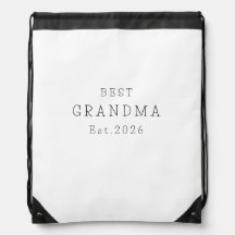 Best Grandma Est Custom Date Minimalistic Elegant