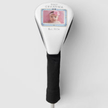Best Grandma Est Custom Date Photo Cute Preppy