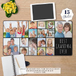 Best Grandma Ever 15 Photo Collage Custom Desk Mat<br><div class="desc">For the BEST GRANDMA EVER, create a photo desk mat utilizing this easy-to-upload unique photo collage template featuring 15 pictures of various shapes and sizes and an editable title to replace with her grandmother nickname in your choice of text and background colors. Showcase favorite pictures of her grandchild, grandkids and...</div>