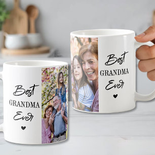 Best Grandma Ever 2 Photo Coffee Mug