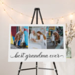 Best Grandma Ever 3 Photo Collage Party  Foam Board<br><div class="desc">Create Your Own, Grandparents Photo Collage for Christmas, Birthdays, Weddings, Anniversaries, Graduations, Father's Day, Mother's Day or any other Special Occasion, with our easy-to-use design tool. Add your favorite photos of friends, family, vacations, hobbies and pets and you'll have a stunning, one-of-a-kind photo collage. Our custom photo collage is perfect...</div>