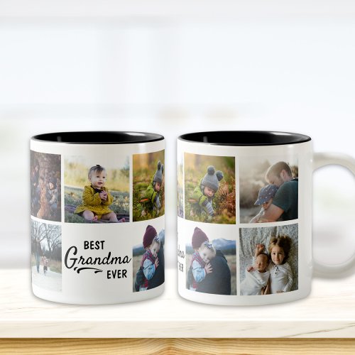 Best Grandma Ever Custom Photo Mug