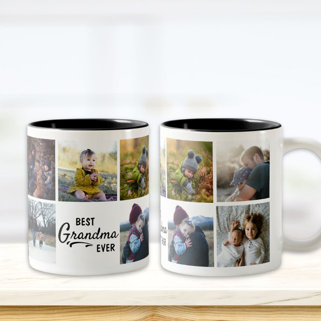 Best Grandma Ever Custom Photo Mug (Creator Uploaded)