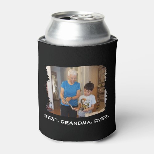 Best Grandma Ever Custom Photo Nana Grandparent Can Cooler
