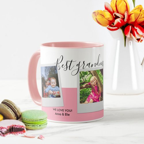 BEST GRANDMA EVER Gifts Personalized Custom Photo Mug
