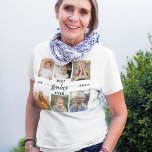 Best Grandma Ever - Grandchildren Photo Collage T-Shirt<br><div class="desc">Celebrate the "Best Grandma Ever" with this personalized Grandchildren Photo Collage T-Shirt. This thoughtful gift features a beautifully arranged collage of cherished photos capturing special moments, complemented by a loving message. Crafted from soft and durable fabric, it offers both comfort and style. The custom design ensures vibrant, clear prints of...</div>
