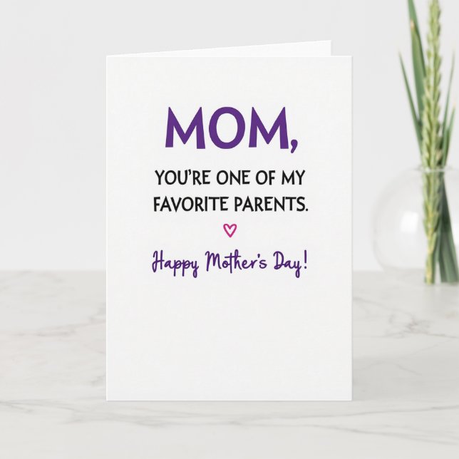 Best Grandma Ever Greeting Card (Front)