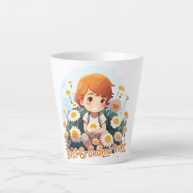 Best Grandma ever Latte Mug (Front)
