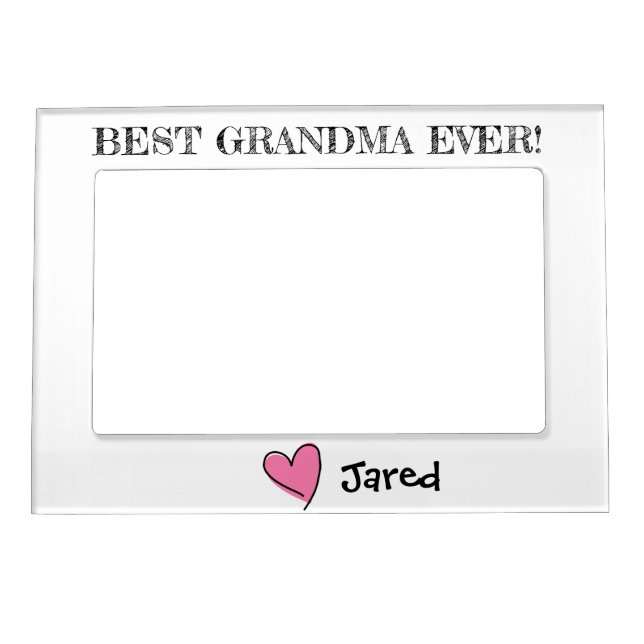 BEST GRANDMA EVER MAGNETIC FRAME (Front)