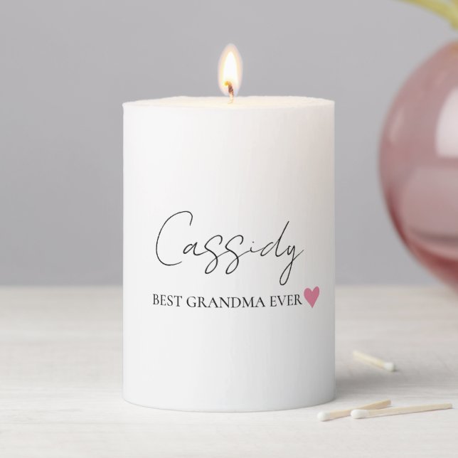 Best Grandma Ever Monogram | Personalized Candle (In Situ)