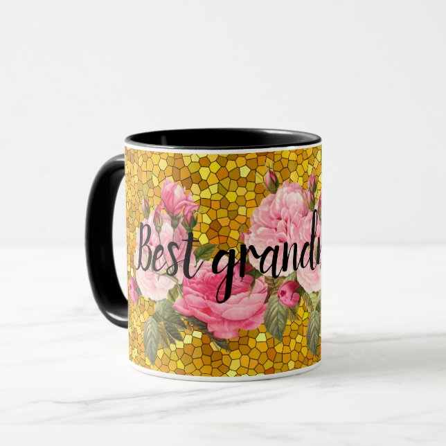 Best grandma ever mug (Front Left)