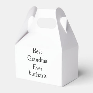 Best Grandma ever name date simple mothers day min Favor Boxes