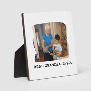 Best Grandma Ever Nana Grandparent Custom Photo Plaque