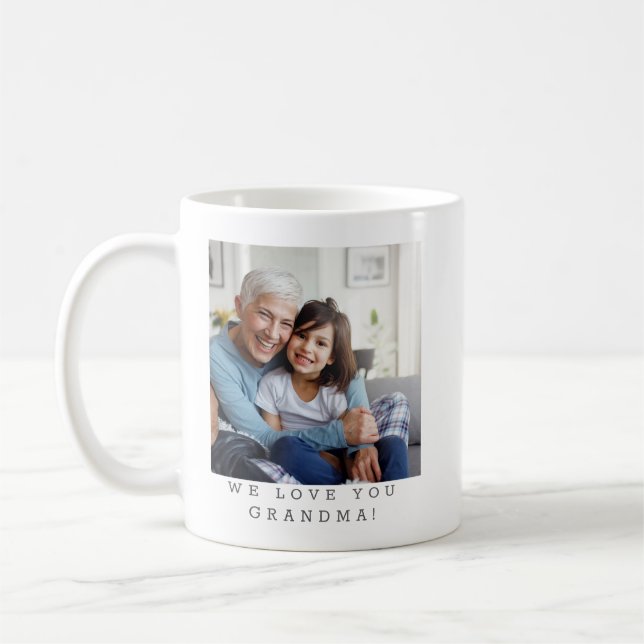 Best Grandma Ever Personalized Coffee Mug (Left)