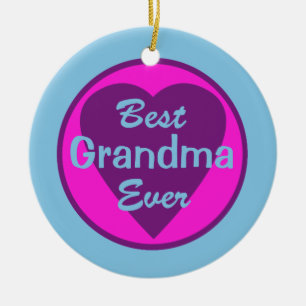 Best Grandma Ever Personalized Photo Ornament