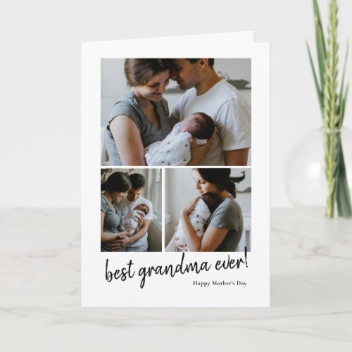 best grandma ever photo Mothers Day card