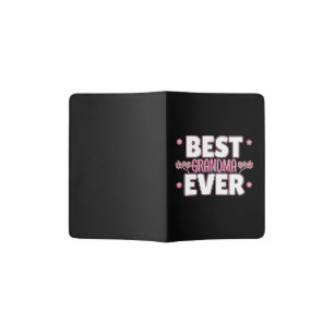 Best Grandma Ever - Pink Cherry Blossoms Passport Holder