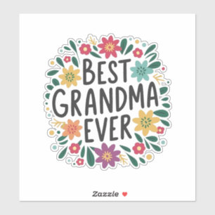 Best grandma ever sticker