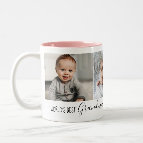 Best GrandmaGrandpa Photo Coffee Mug Gift 