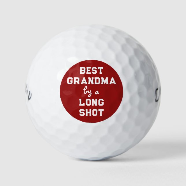 Best Grandma Humor Golf Balls (Front)
